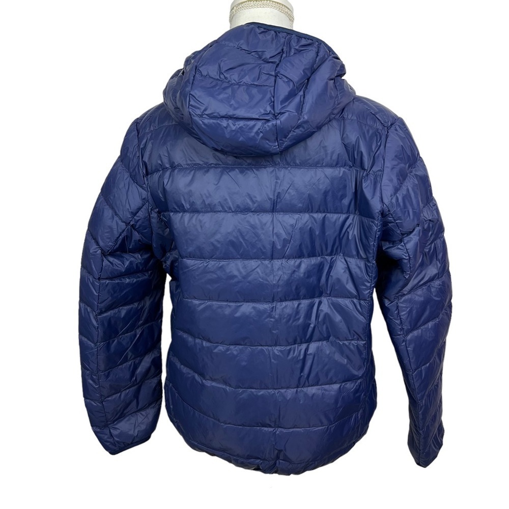 NWT Unbranded Women’s Ultra Light Down Full Zip Jacket Blue Hoodie Sz Small - Picture 5 of 13